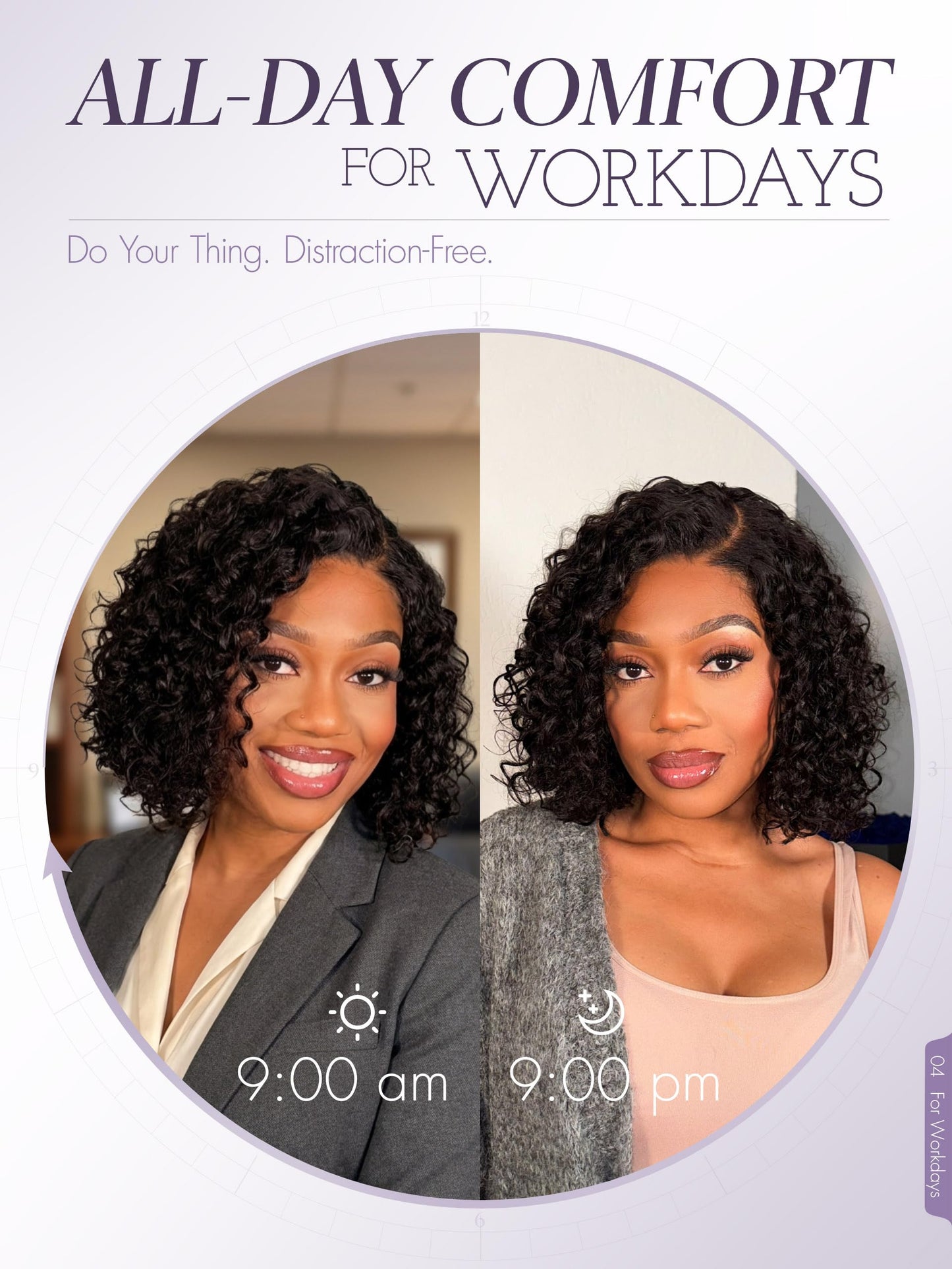 LUVME HAIR 12" Curly Bob Glueless with Blonde Highlights Wigs Human Hair | Without Spray Wigs Pre Plucked Pre Cut Undetectable HD Lace No-Glue Need Protective Wig Short Ready to Go Wig 180 Density