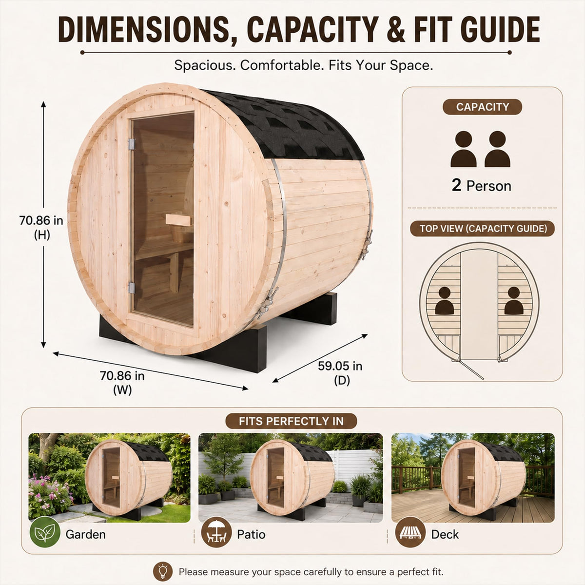 Panoramic Outdoor Sauna,Canadian Cedar 4-6 Person Steam Saunas