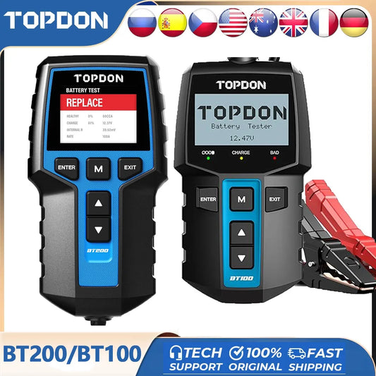 Battery Tester Charging Cranking Test Tools for Car 24V/12V