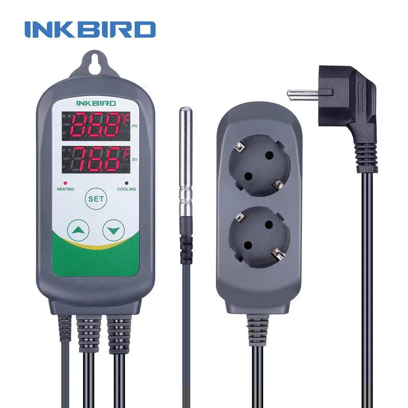 Heating and Cooling Dual Relay Temperature Controller,