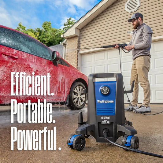 Electric Pressure Washer,2500 Max PSI 1.76 Max GPM Anti-Tipping