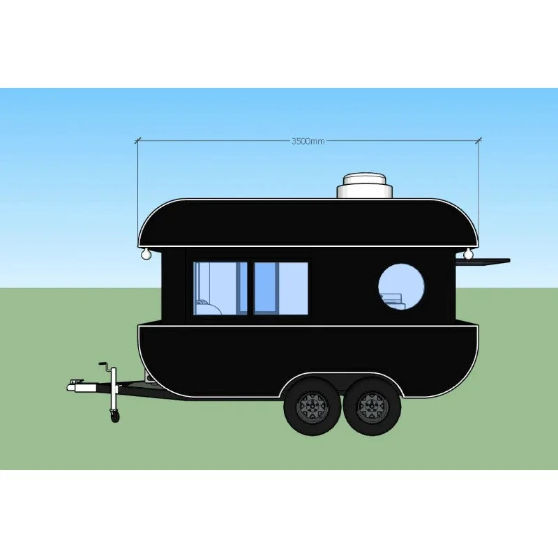 Mobile Food Truck Trailer Customized Mobile Food Truck Trailer Customized Trailer Street Food Cart Mobile Kitchen for Business OEM/ODM