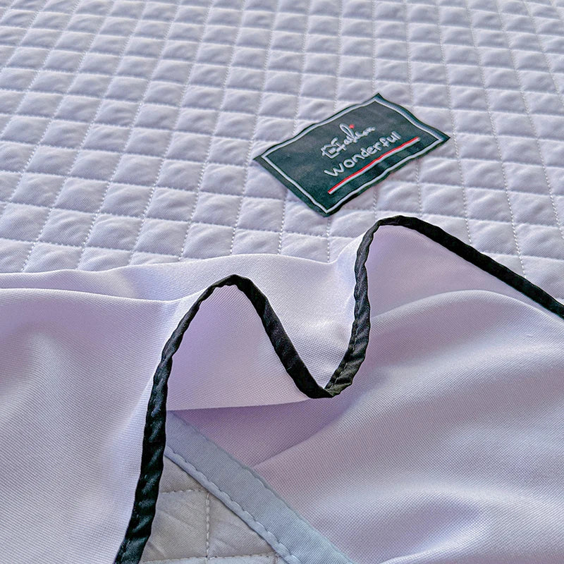 1pc Quilted Bed Cover or 3pcs Bedspread Set For Four Season,
