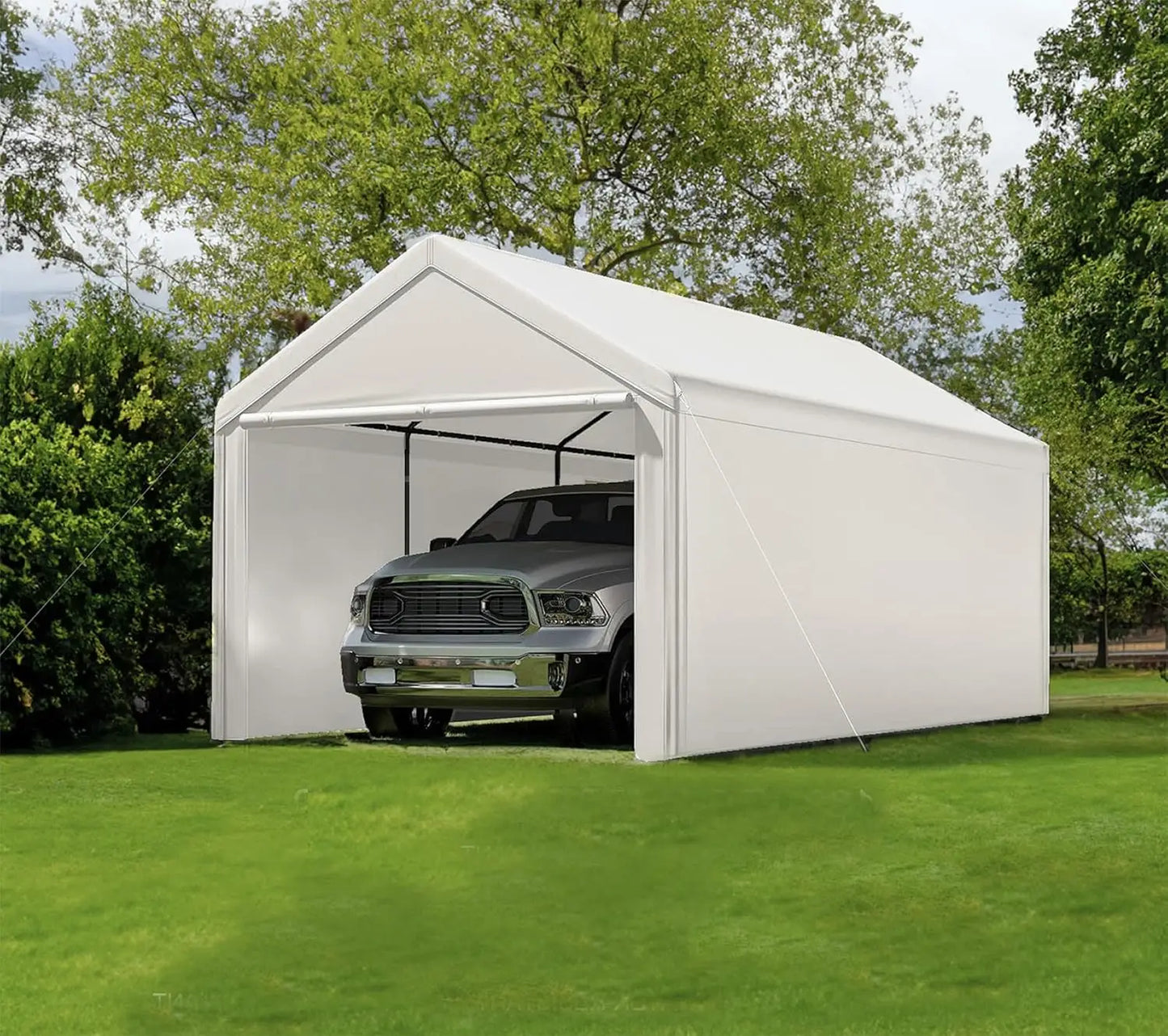 Carport 10x20 Ft Heavy Duty Canopy Steel Canopy Storage S