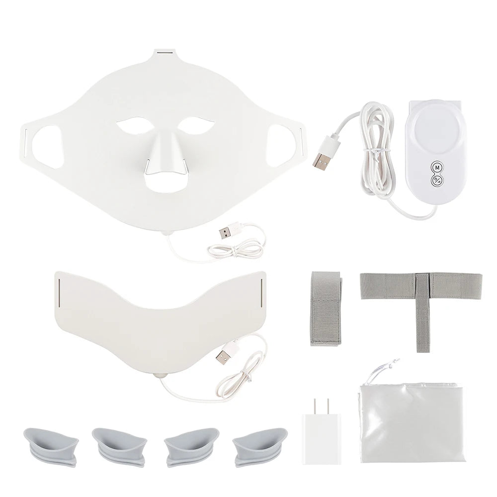 7 Colors LED Silicone Beauty Machine Skin Care Face Mask