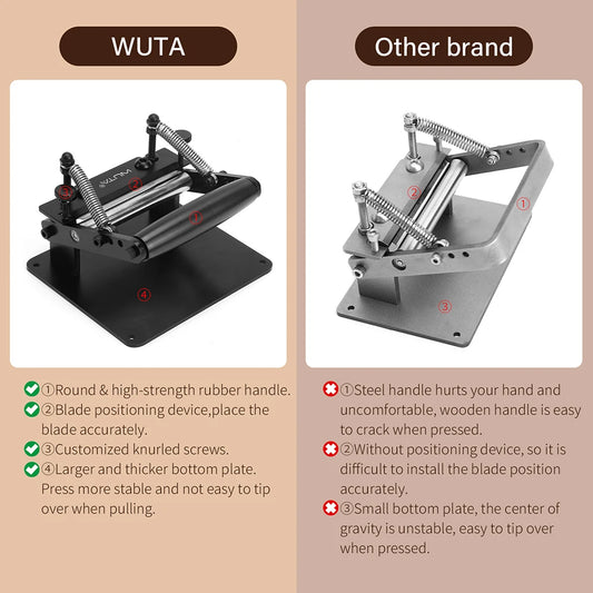 Manual Leather Skiving Machine Strip Belt Thinning Skiver Splitter