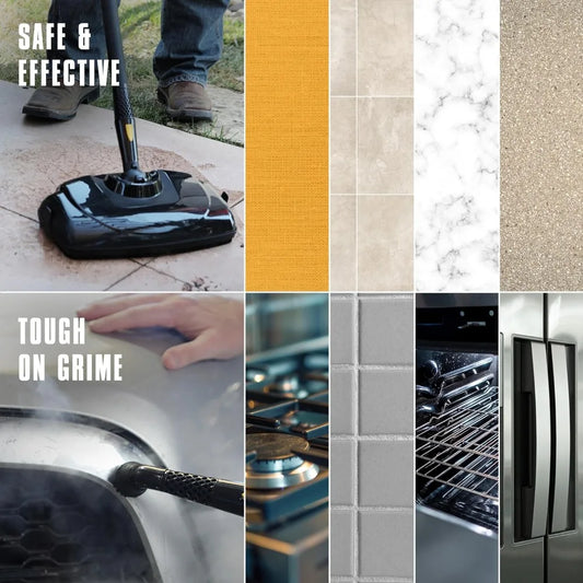 Deluxe Canister Steam Cleaner, 2-Hour Runtime, Chemical-Free, 23 Accessories