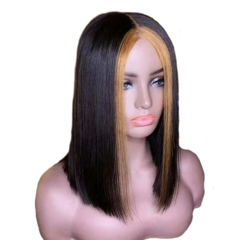 Short Straight Human Hair Wig – Natural Bob Style | Lightweight & Easy to Wear-4
