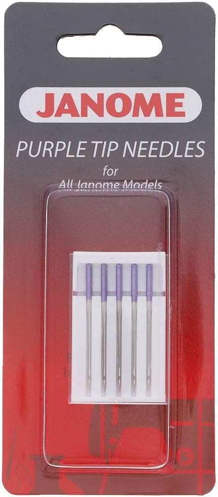 Janome Purple Tip Sewing Machine Needles Size 90/14