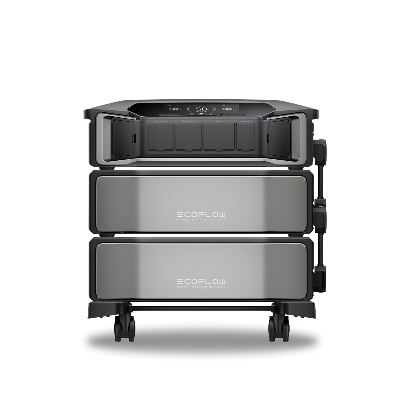 EF ECOFLOW DELTA Pro Ultra 6144Wh Power Station, 120/240V 7200W AC Output | Lifepo4 Home Battery Backup Expandable to 90kWh, 2H to Full Charge, Solar Generator for Home Use, Emergency, Camping, RV