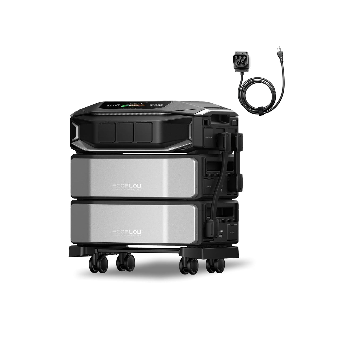 EF ECOFLOW DELTA Pro Ultra 6144Wh Power Station, 120/240V 7200W AC Output | Lifepo4 Home Battery Backup Expandable to 90kWh, 2H to Full Charge, Solar Generator for Home Use, Emergency, Camping, RV