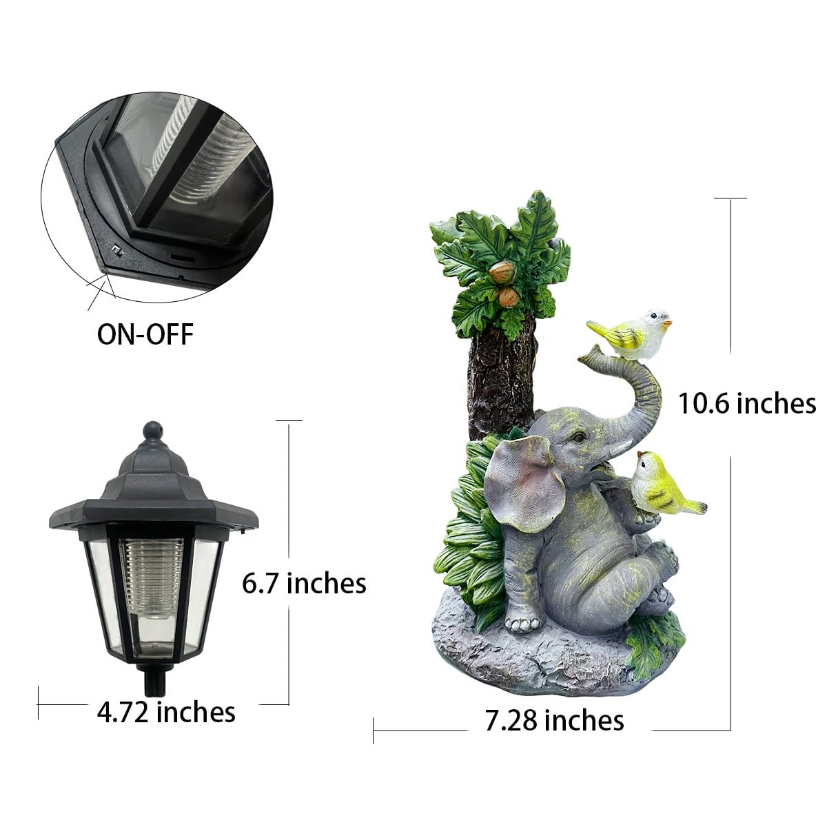 Solar Frog Garden Statue, Outside Frog Statue Gift - Outdoor Solar Garden Figurines Decorative Art Housewarming Gift Suitable for Balcony, Courtyard, and Lawn Decor
