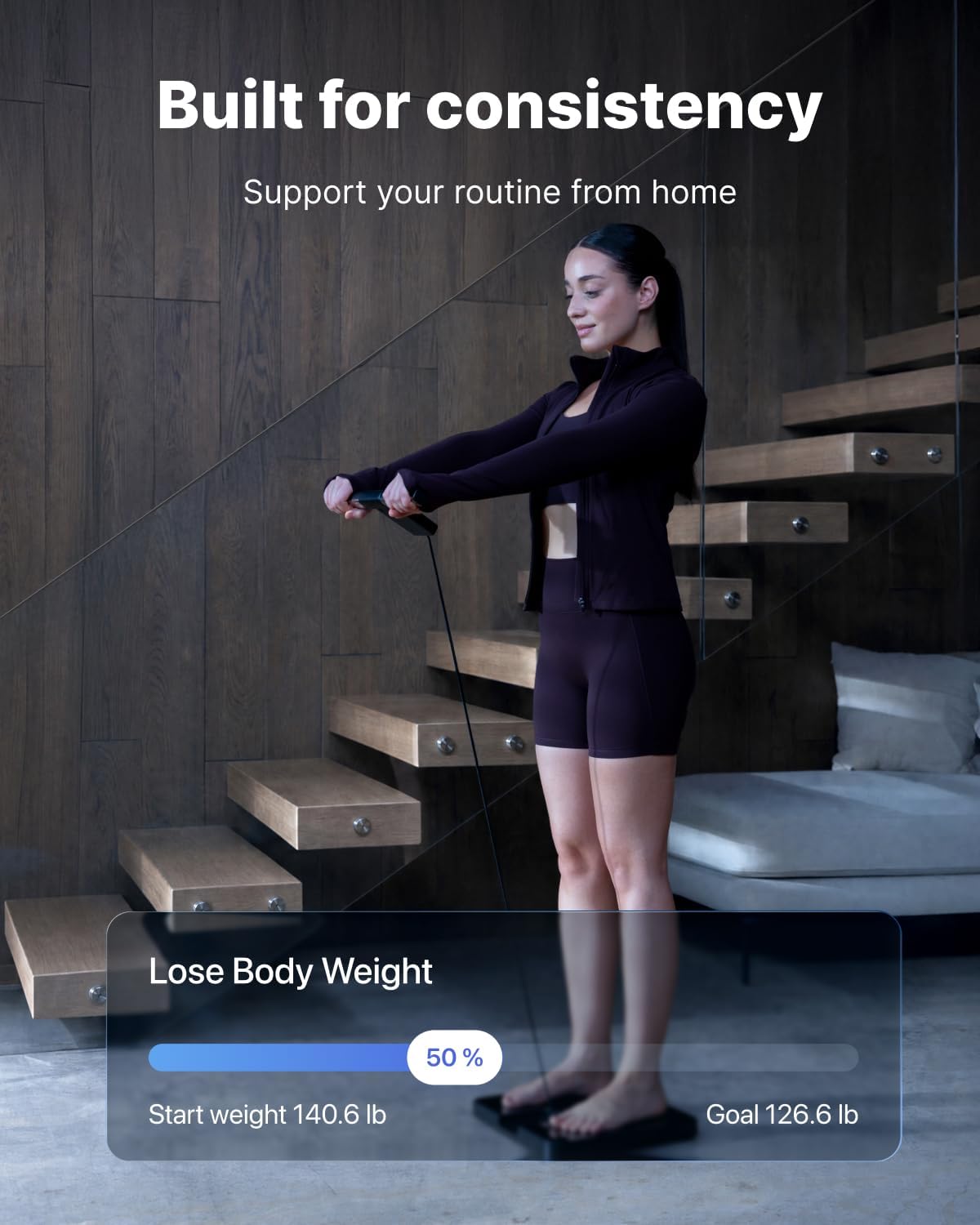 RENPHO Smart Scale with Large Handle Display, Wi-Fi & Wireless Connection | Body Composition Scale with BMI, Body Fat, Muscle Mass, 8 Electrodes, 50+ Metrics, Home Use, MorphoScan Aspire