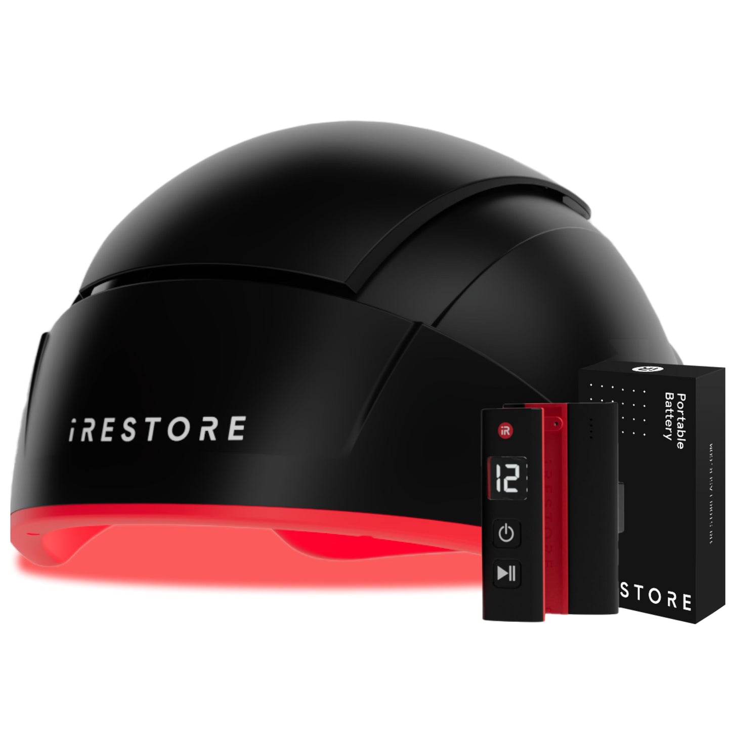 iRestore Elite - Laser Red Light Therapy for Hair Growth System - FDA Cleared Hair Loss, Hair Thinning & Alopecia Treatment for Men & Women - Laser Cap for Hair Regrowth Stimulates Denser Fuller Hair