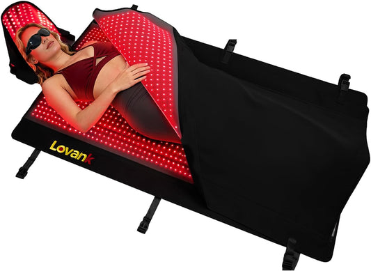 Red Light Therapy Mat Full Body 83" x 33", 2710 LEDs, 660&850nm | Easy-Clean TPU, 3 Light Modes, 5 Intensity Levels, Skin-Friendly for Everyday Home Use