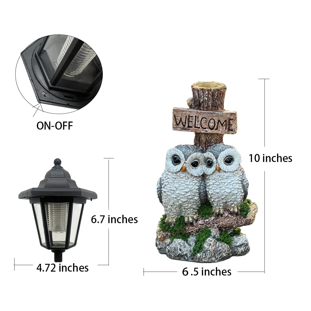 Solar Frog Garden Statue, Outside Frog Statue Gift - Outdoor Solar Garden Figurines Decorative Art Housewarming Gift Suitable for Balcony, Courtyard, and Lawn Decor