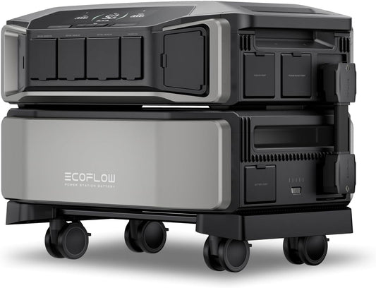 EF ECOFLOW DELTA Pro Ultra 6144Wh Power Station, 120/240V 7200W AC Output | Lifepo4 Home Battery Backup Expandable to 90kWh, 2H to Full Charge, Solar Generator for Home Use, Emergency, Camping, RV