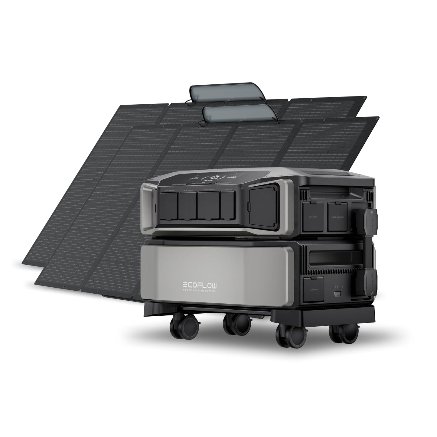 EF ECOFLOW DELTA Pro Ultra 6144Wh Power Station, 120/240V 7200W AC Output | Lifepo4 Home Battery Backup Expandable to 90kWh, 2H to Full Charge, Solar Generator for Home Use, Emergency, Camping, RV