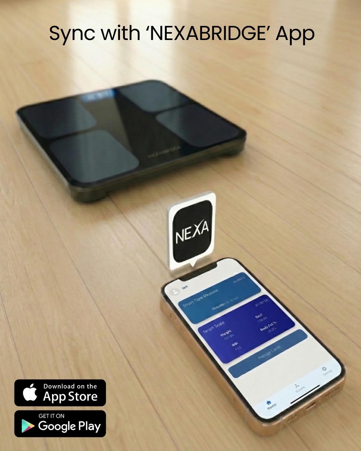 Smart Scale for Body Weight, BMI, Body Fat, Muscle Mass, 11" Large Digital Bathroom Scale, 12 Body Composition Analysis, Sync App, Bluetooth, LED Display, 400 lbs - Nexa 1 - Restful Hideout