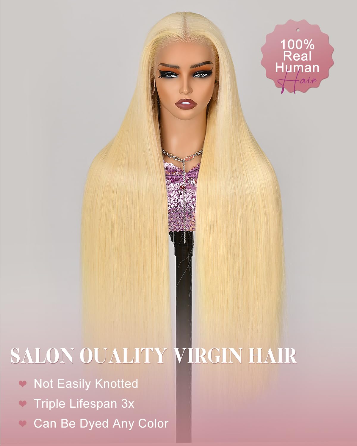 Alididi Ash Blonde Bob Wig Human Hair 13x6 Hd Lace Frontal Short Straight Lace Front Bob Wigs For Women Human Hair Pre Plucked 180% Density 10 Inch
