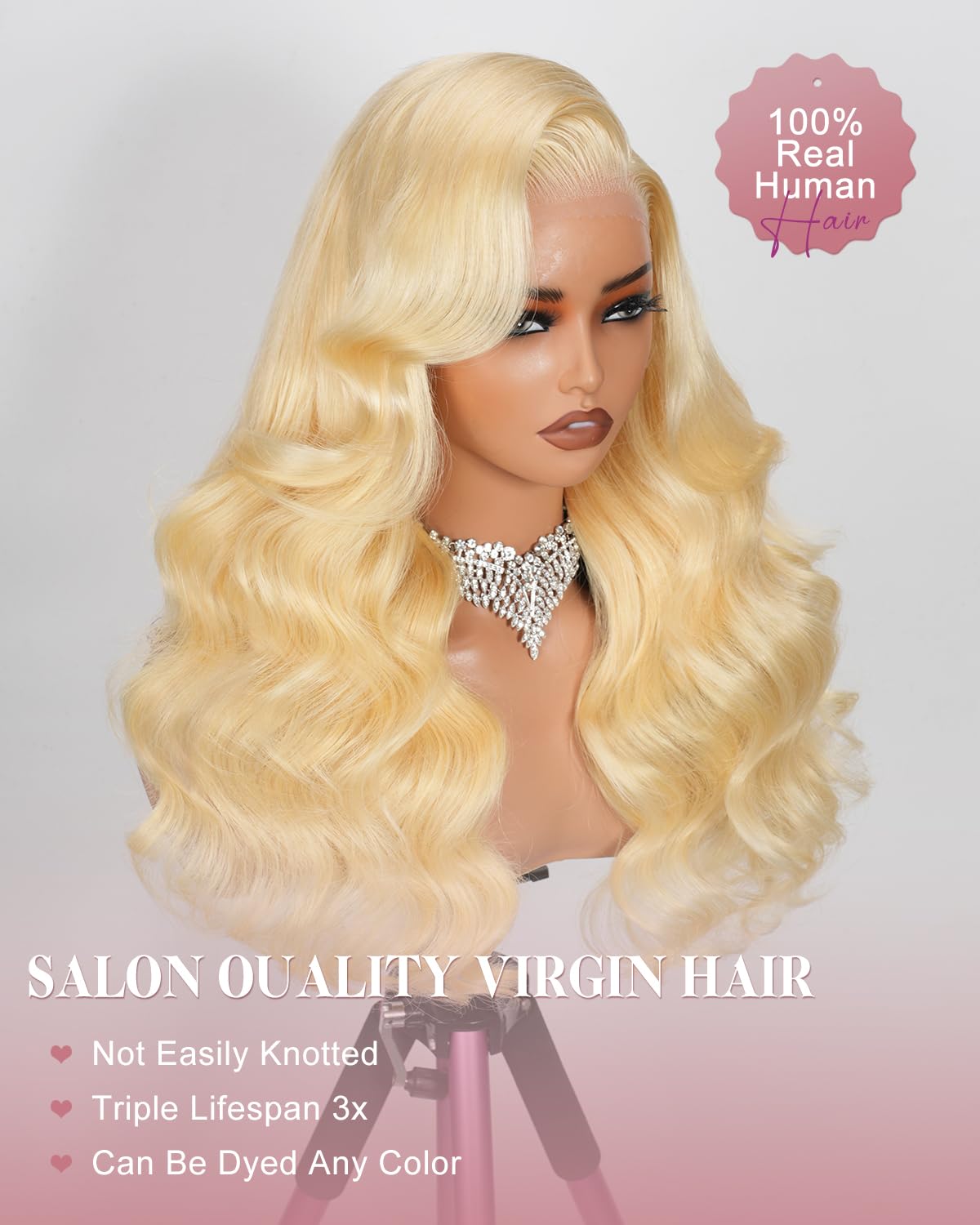 Alididi Ash Blonde Bob Wig Human Hair 13x6 Hd Lace Frontal Short Straight Lace Front Bob Wigs For Women Human Hair Pre Plucked 180% Density 10 Inch