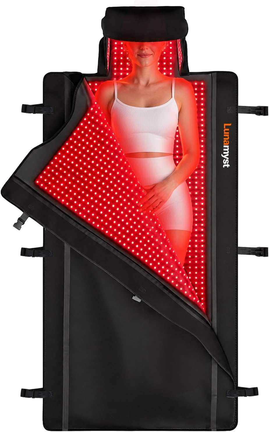 Red Light Therapy Mat Full Body 87.4" x 33", 2874 LEDs, 660/850nm | FSA&HSA Eligible, skin-friendly TPU surface, 2874 3-in-1 LED chips for back, legs, joints and daily wellness routines