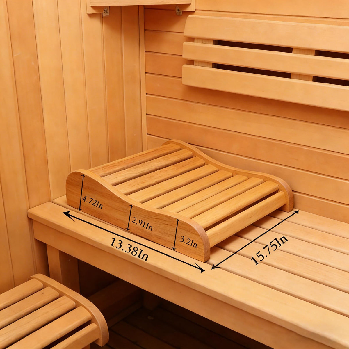 LTCCDSS Ultra-Low EMF Outdoor Infrared Sauna 2 Person, Composite Wood Far Infrared Sauna for Home, EMF 0.1-1mG, Bluetooth & Chromotherapy