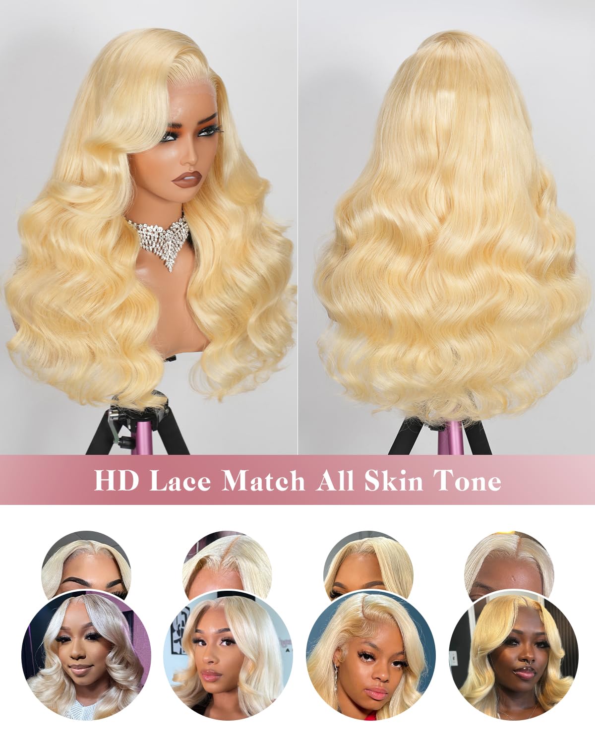 Alididi Ash Blonde Bob Wig Human Hair 13x6 Hd Lace Frontal Short Straight Lace Front Bob Wigs For Women Human Hair Pre Plucked 180% Density 10 Inch