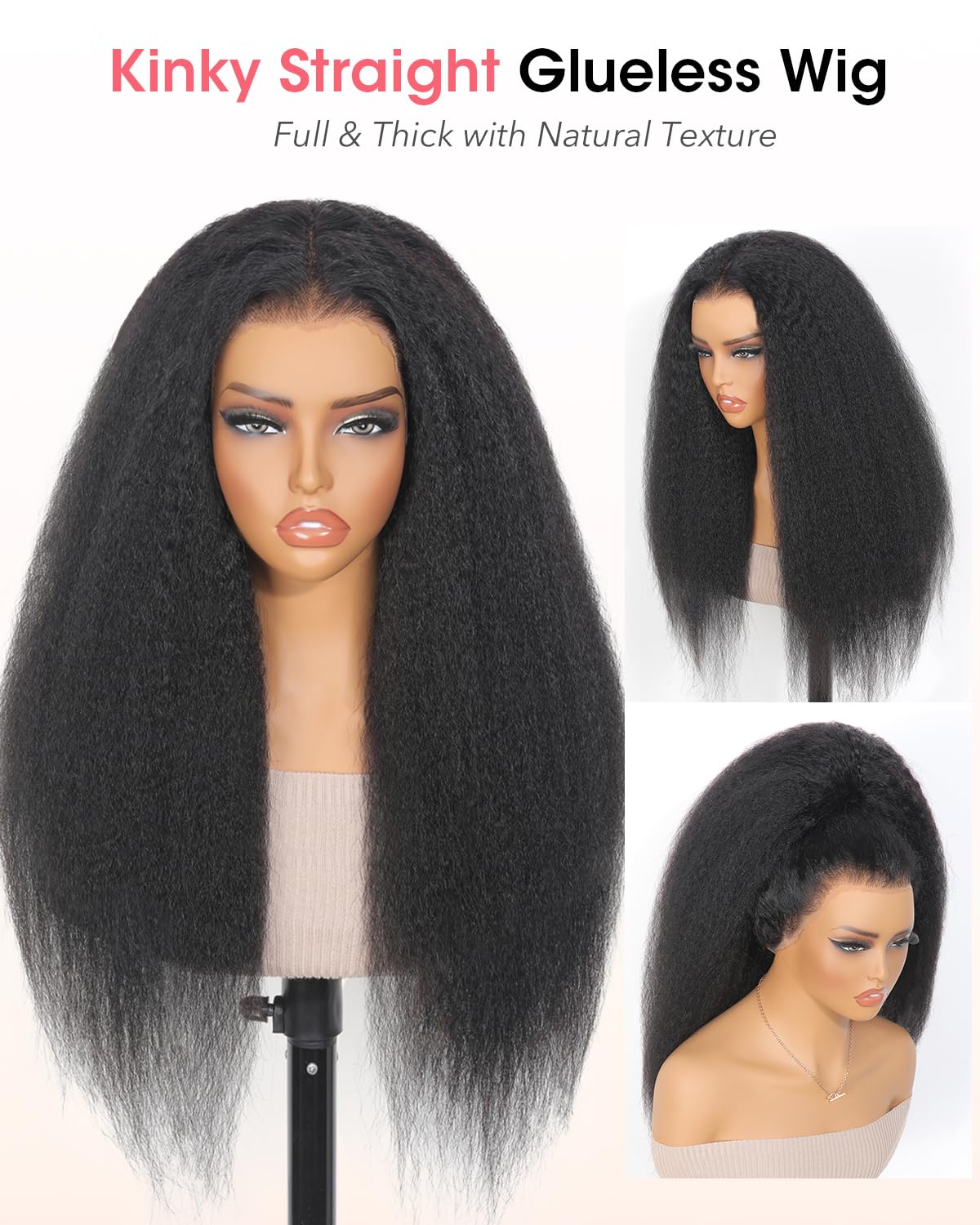 Pull Go 13x6 Drawstring Highlight Lace Front Wigs Human Hair Ombre Honey Blonde 210 Density Skinlike HD Full Lace Frontal Glueless Wigs Human Hair Pre Plucked Pre Cut Straight Balayage Wig 18 Inch
