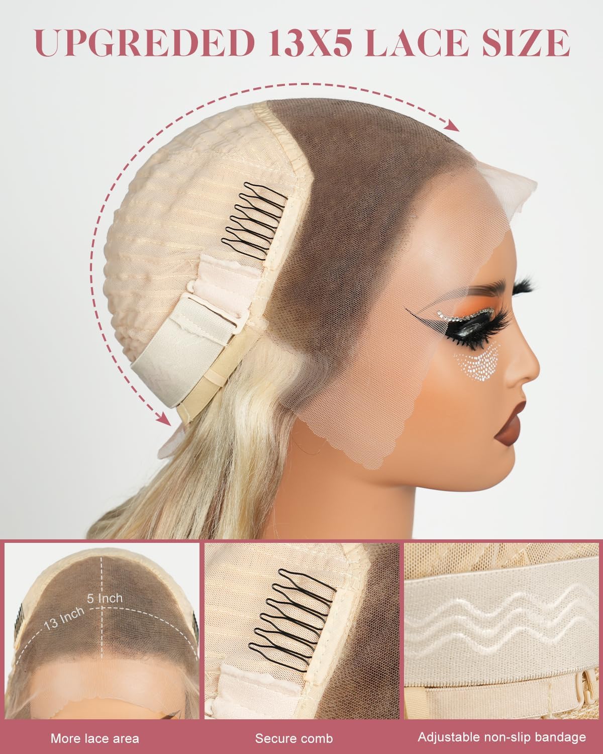 Alididi Ash Blonde Bob Wig Human Hair 13x6 Hd Lace Frontal Short Straight Lace Front Bob Wigs For Women Human Hair Pre Plucked 180% Density 10 Inch