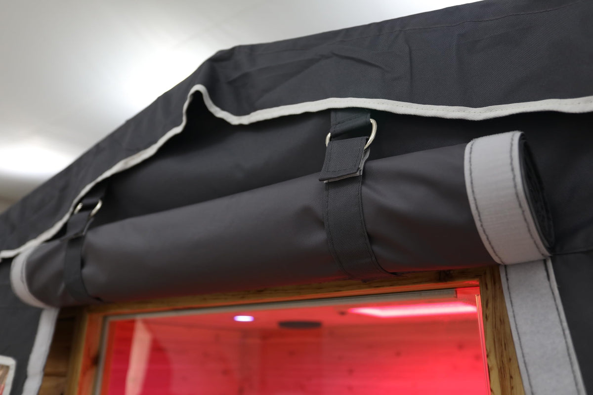 LTCCDSS Full Spectrum Outdoor Sauna 4 Person, Far Infrared, Low EMF, Chromotherapy & Bluetooth