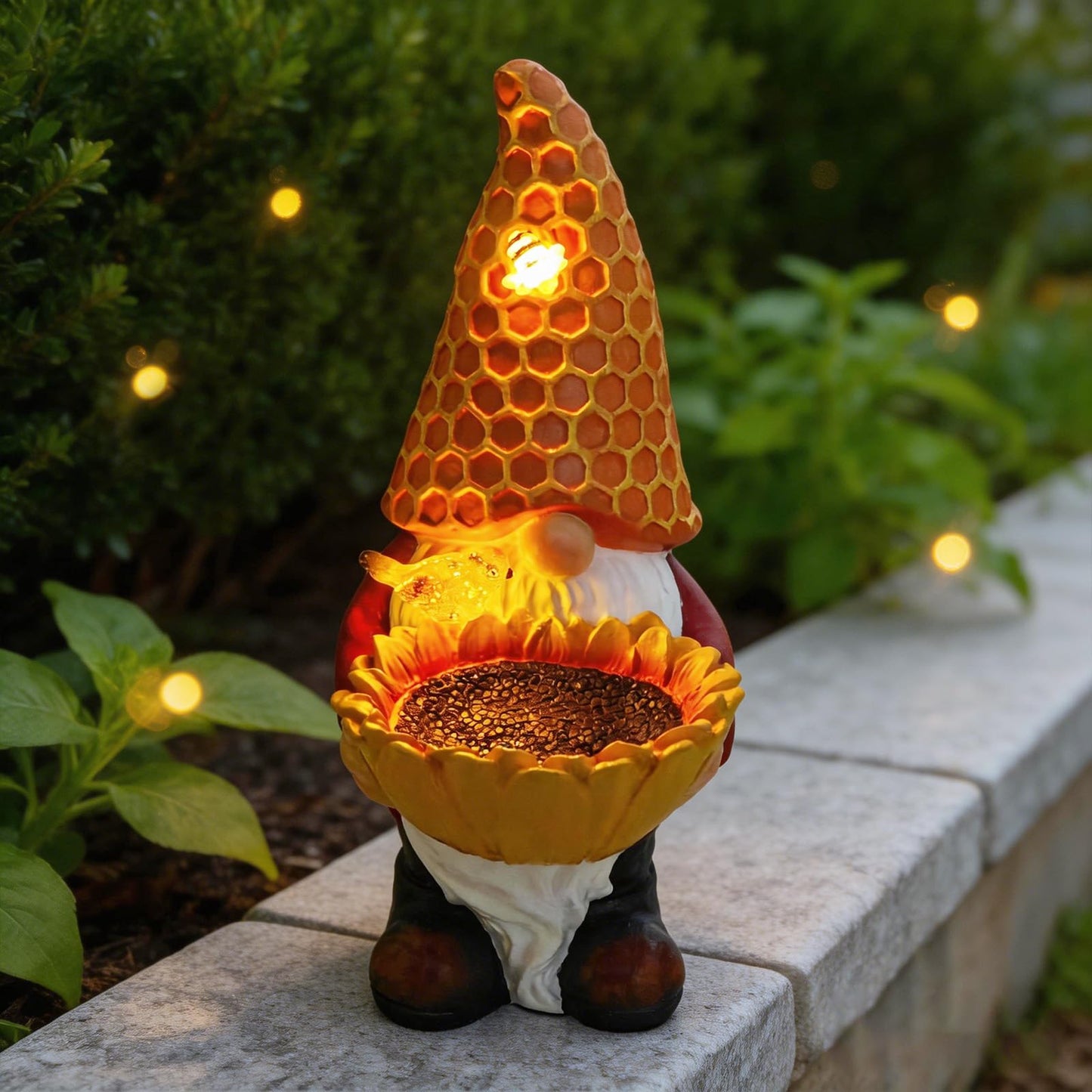 Solar Frog with Umbrella Statue - LED Solar Powered Garden Decor, Auto On/Off Waterproof Resin Outdoor Sculpture for Patio, Yard, Pond, Unique Gardening Gifts for Women & Mom