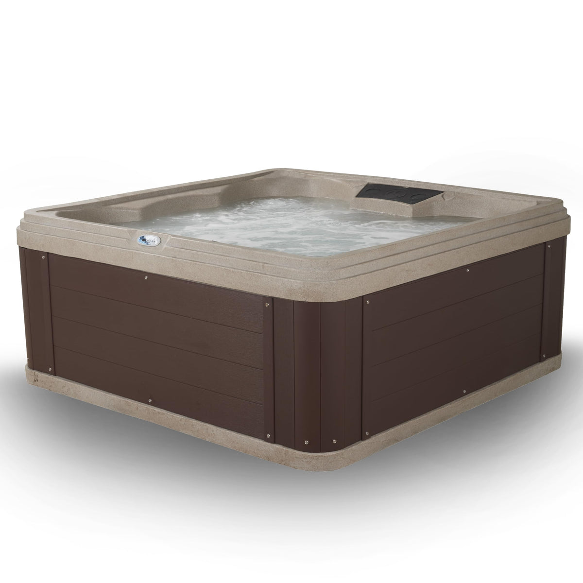 Ariana Outdoor Hot Tub, 6 Person Therapeutic Spa, 30 Jets, Underwater LED Lighting System, Insulated Spa Cover, Aqualife by Strong Spas