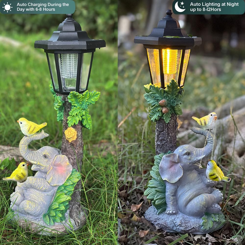 Solar Frog Garden Statue, Outside Frog Statue Gift - Outdoor Solar Garden Figurines Decorative Art Housewarming Gift Suitable for Balcony, Courtyard, and Lawn Decor