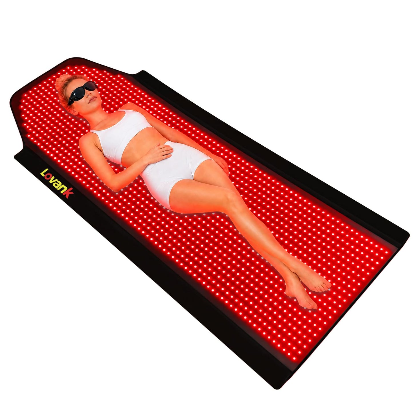 Red Light Therapy Mat Full Body 83" x 33", 2710 LEDs, 660&850nm | Easy-Clean TPU, 3 Light Modes, 5 Intensity Levels, Skin-Friendly for Everyday Home Use