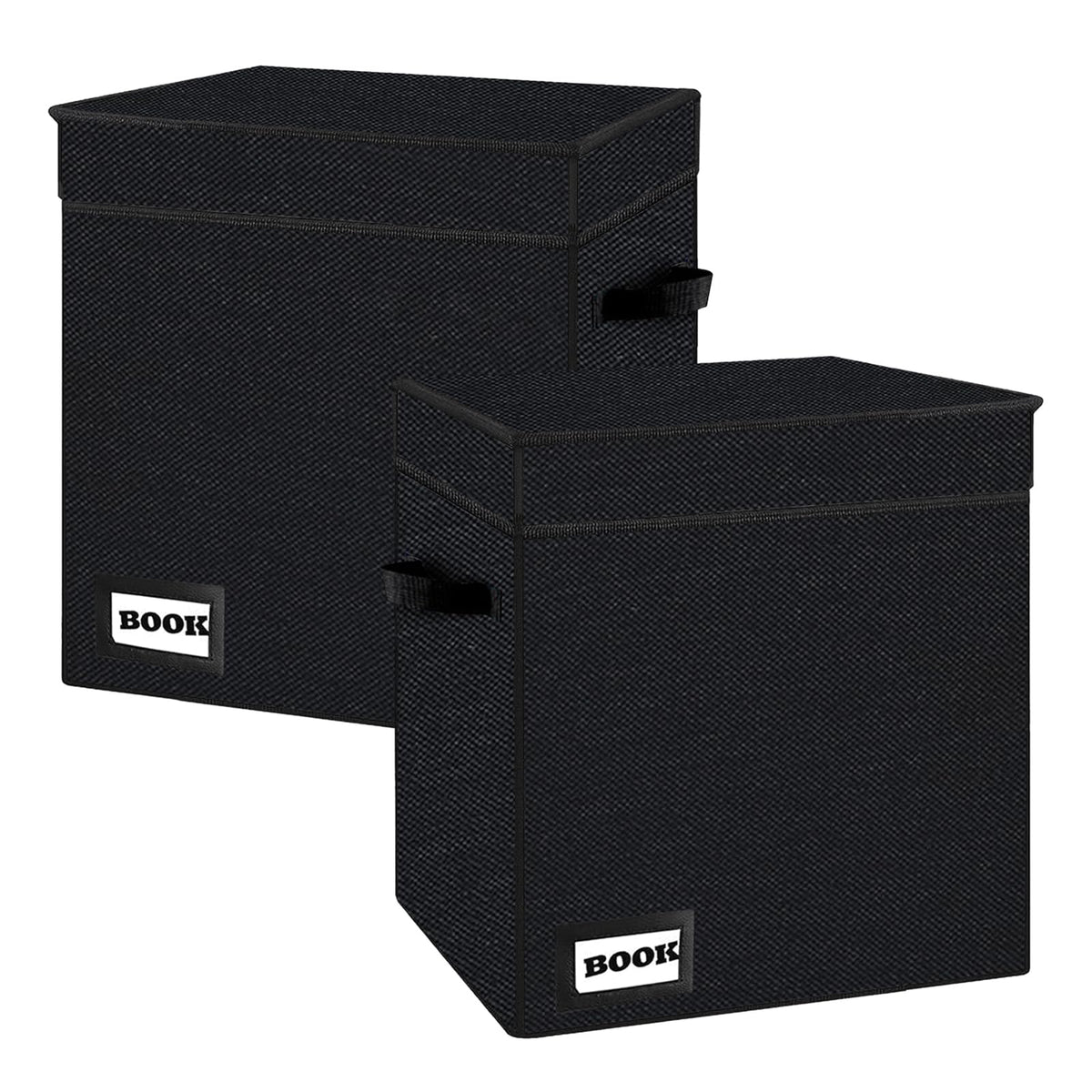 Comic Book Storage Box, 15.8" X 7.8" X 11.8", Heavy Duty Collapsible Holds 160-180 Comic Book Bin Container Holder Shelf (Cartoon Bombs)