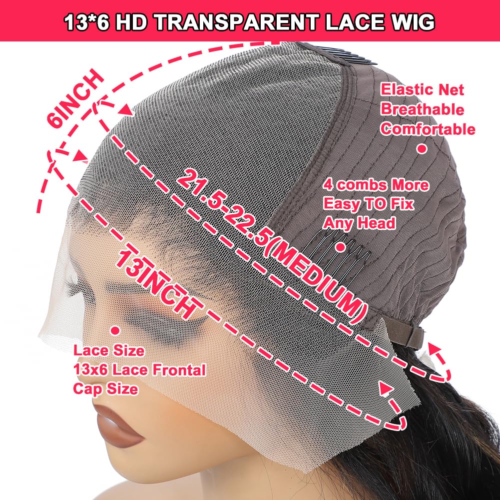 miear 360 Drawstring Lace Front Wigs Human Hair 4/27 Highlight Ombre Wig | 360 HD Full Lace Frontal Wig Body Wave Lace Front Wig Pre Plucked for Black Women 180% Density Honey Blonde Color 28inch