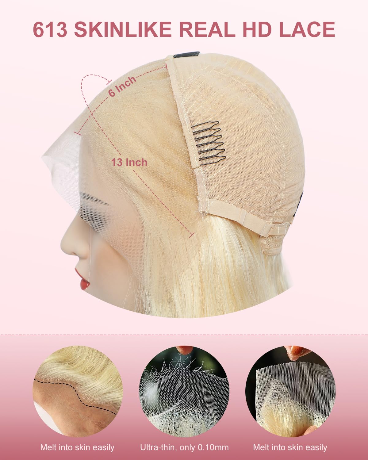 Alididi Ash Blonde Bob Wig Human Hair 13x6 Hd Lace Frontal Short Straight Lace Front Bob Wigs For Women Human Hair Pre Plucked 180% Density 10 Inch