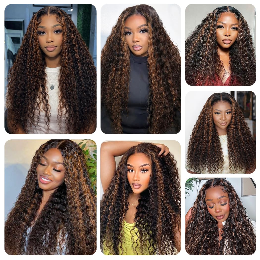 7X5 Deep Wave Wear And Go Glueless Wigs Human Hair Pre Plucked Pre Cut Hd Lace 210 Density Deep Wave Lace Front Wigs Human Hair 26 Inch Drawstring Curly Human Hair Wig For Women Beginner Friendly