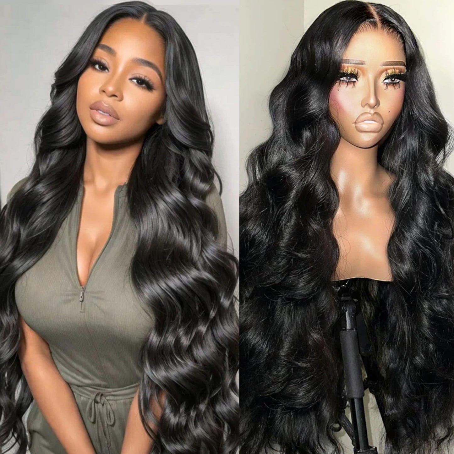 miear 360 Drawstring Lace Front Wigs Human Hair 4/27 Highlight Ombre Wig | 360 HD Full Lace Frontal Wig Body Wave Lace Front Wig Pre Plucked for Black Women 180% Density Honey Blonde Color 28inch