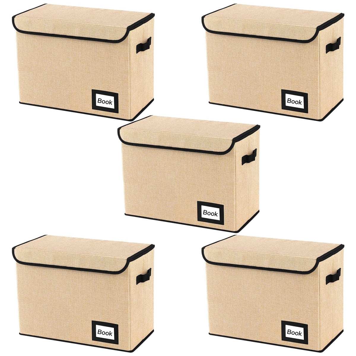 Comic Book Storage Box, 15.8" X 7.8" X 11.8", Heavy Duty Collapsible Holds 160-180 Comic Book Bin Container Holder Shelf (Cartoon Bombs)