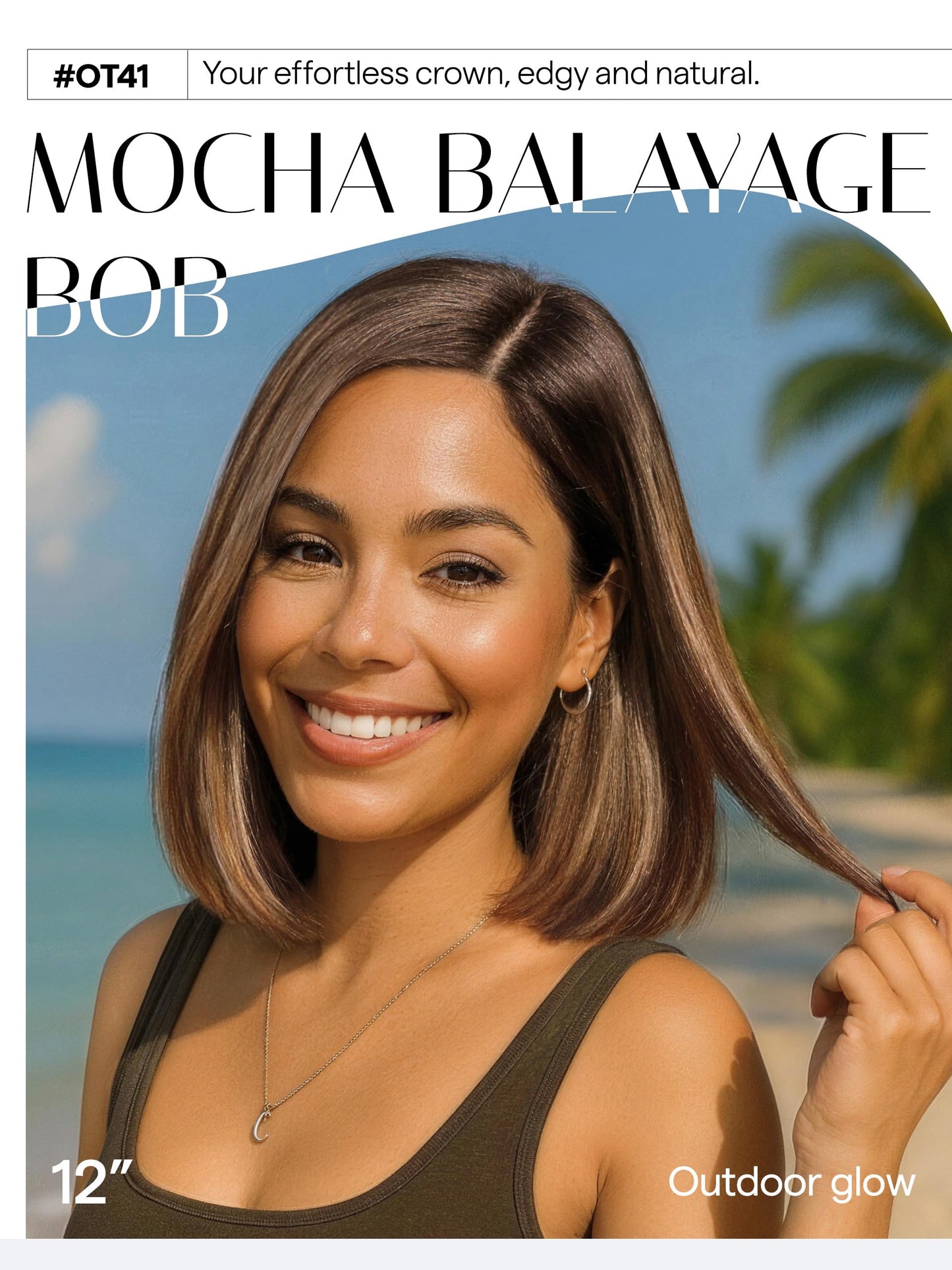 GORGIUS Blonde Bob Wig with Highlights Glueless Straight Short Synthetic Lace Front Wigs For Women Pre Cut Pre Plucked Side Part Hairline 12 Inch