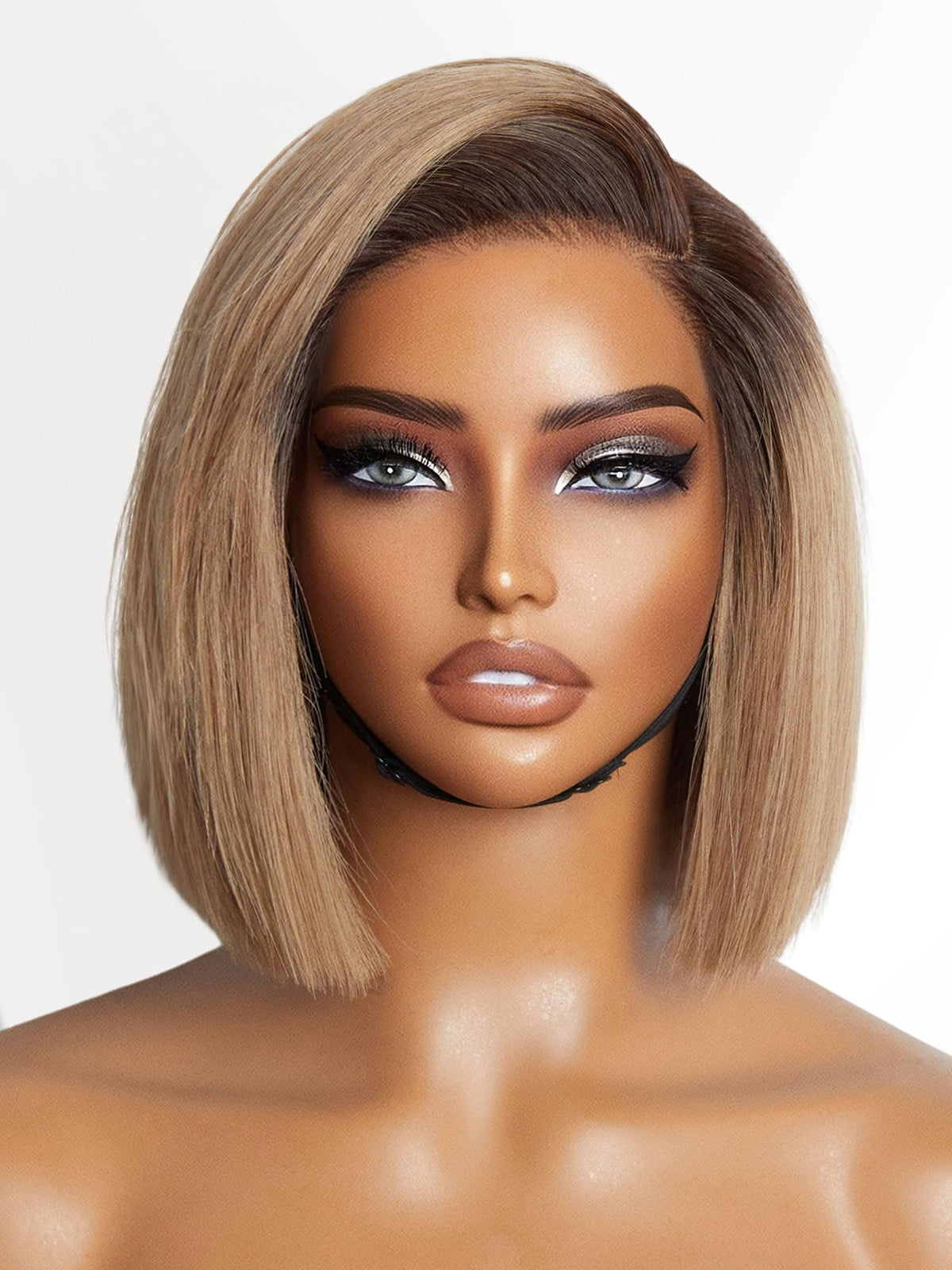 LUVME HAIR 6" Curly Pixie Cut Shotr Wig Glueless Wigs Human Hair Daily Wear | Pre Cut Plucked Undetectable HD Lace Wig Ready to Go Lace Bob Wig Short Curly Water Wave Natural-Looking Finish Glueless