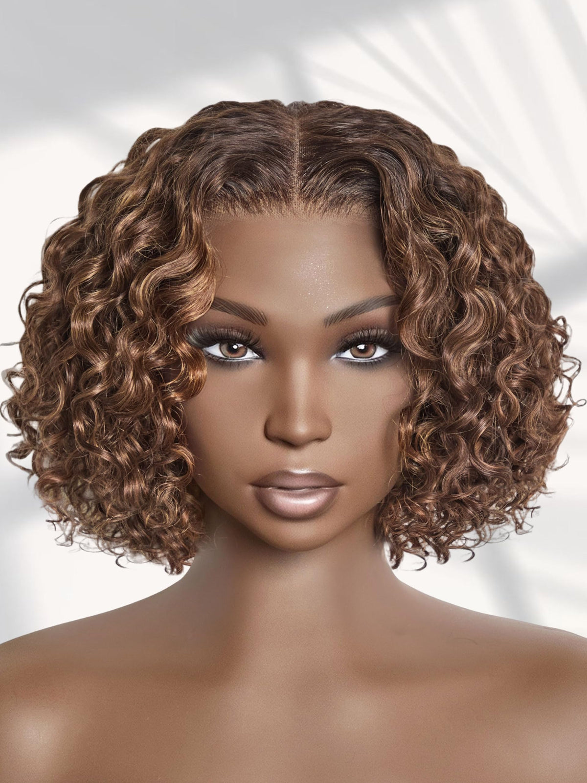 LUVME HAIR 6" Curly Pixie Cut Shotr Wig Glueless Wigs Human Hair Daily Wear | Pre Cut Plucked Undetectable HD Lace Wig Ready to Go Lace Bob Wig Short Curly Water Wave Natural-Looking Finish Glueless