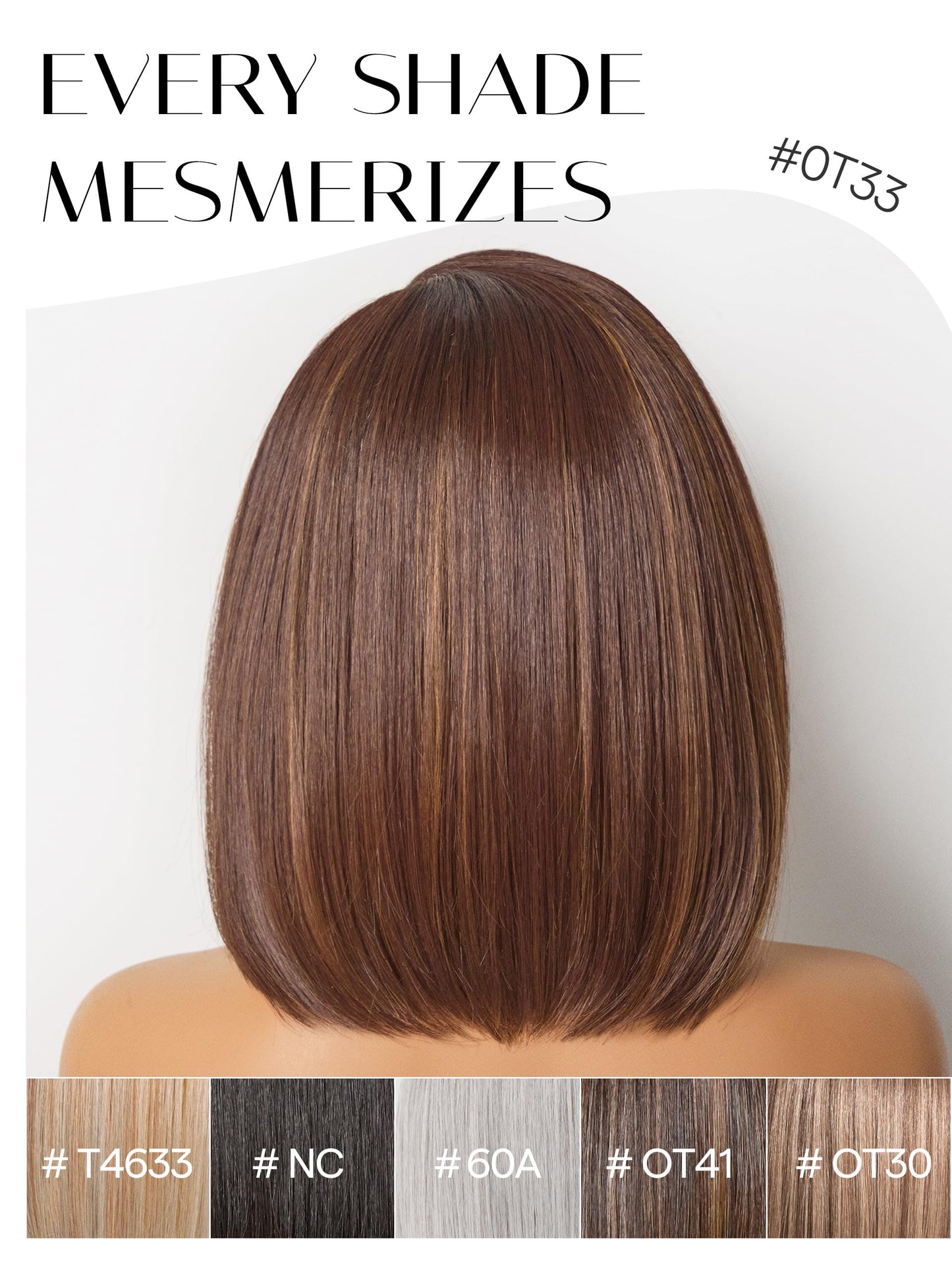 GORGIUS Blonde Bob Wig with Highlights Glueless Straight Short Synthetic Lace Front Wigs For Women Pre Cut Pre Plucked Side Part Hairline 12 Inch