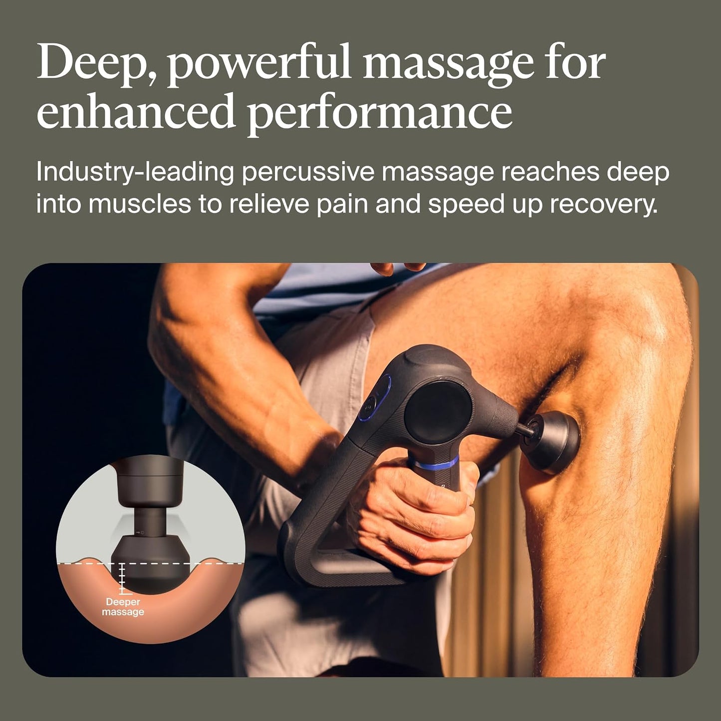 TheraGun Therabody Prime 6th Gen Deep Tissue Massage Gun | Black | Powerful Percussive Massage With 5 Speeds & A Rugged, Durable Design to Relieve Muscle Pain & Speed Up Recovery