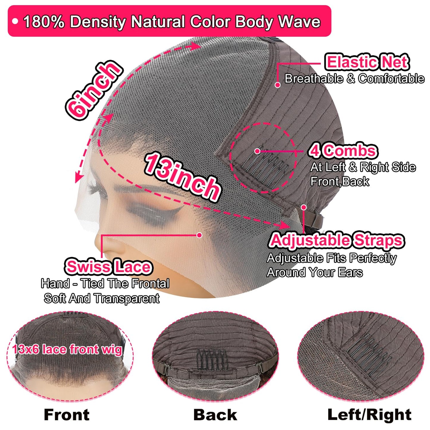miear 360 Drawstring Lace Front Wigs Human Hair 4/27 Highlight Ombre Wig | 360 HD Full Lace Frontal Wig Body Wave Lace Front Wig Pre Plucked for Black Women 180% Density Honey Blonde Color 28inch