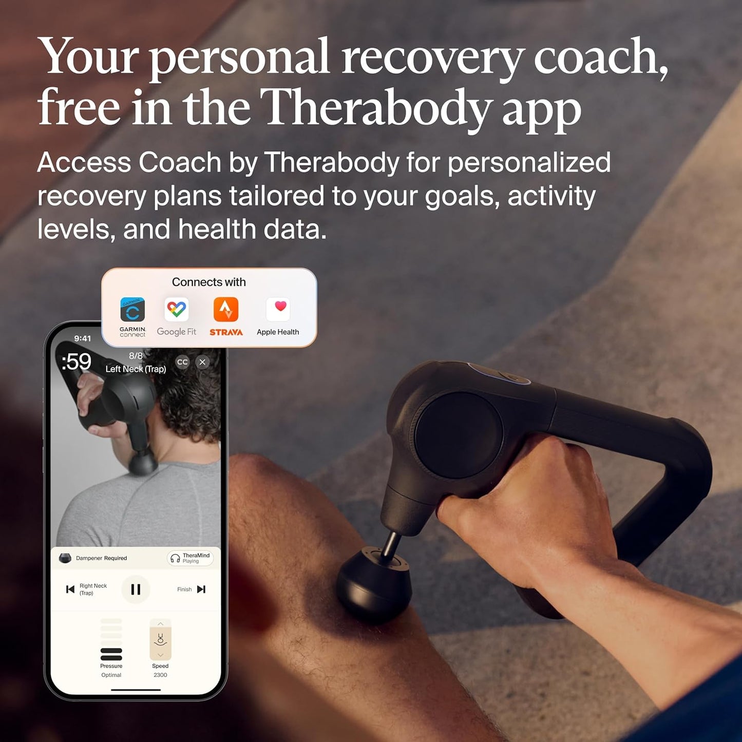 TheraGun Therabody Prime 6th Gen Deep Tissue Massage Gun | Black | Powerful Percussive Massage With 5 Speeds & A Rugged, Durable Design to Relieve Muscle Pain & Speed Up Recovery