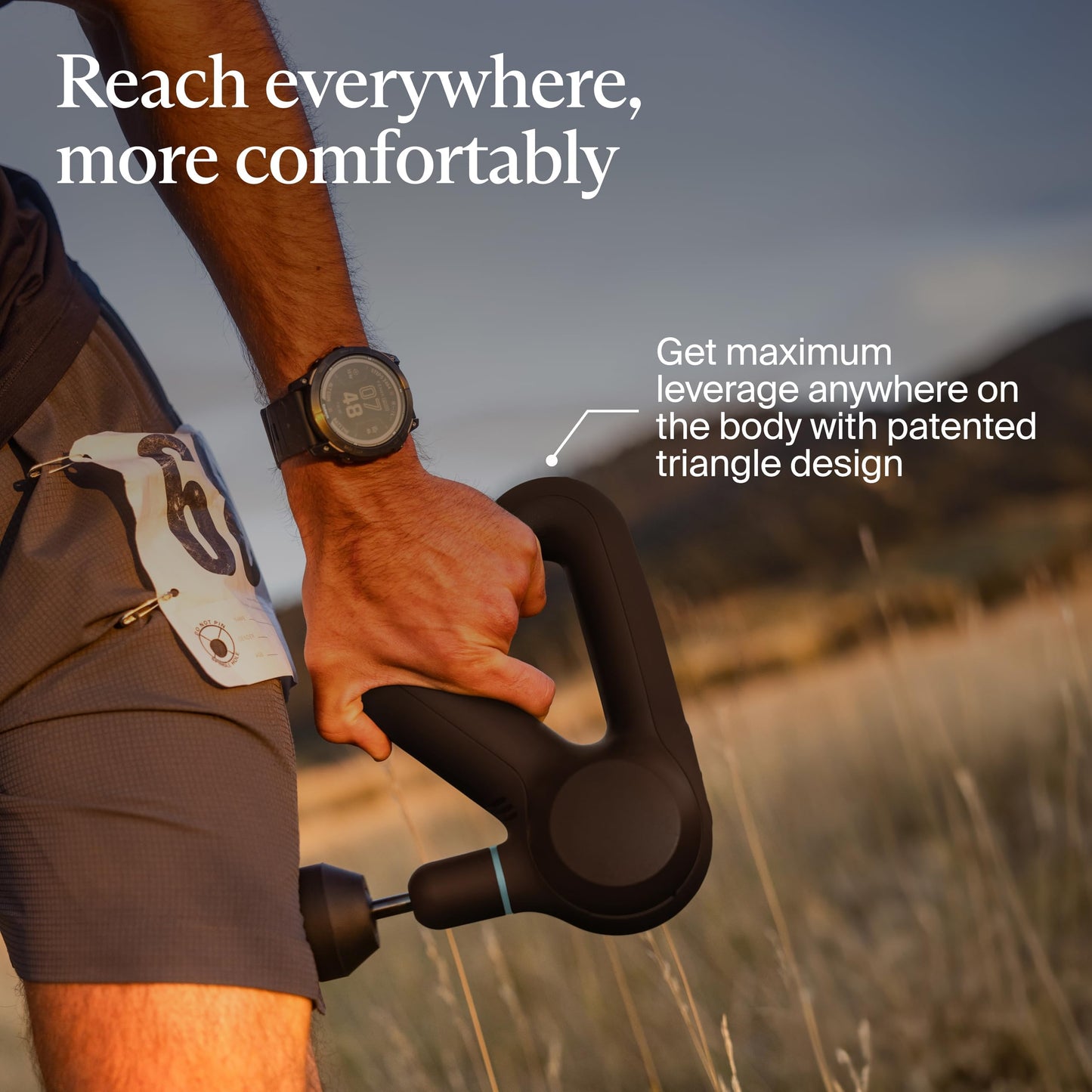 TheraGun Therabody Prime 6th Gen Deep Tissue Massage Gun | Black | Powerful Percussive Massage With 5 Speeds & A Rugged, Durable Design to Relieve Muscle Pain & Speed Up Recovery