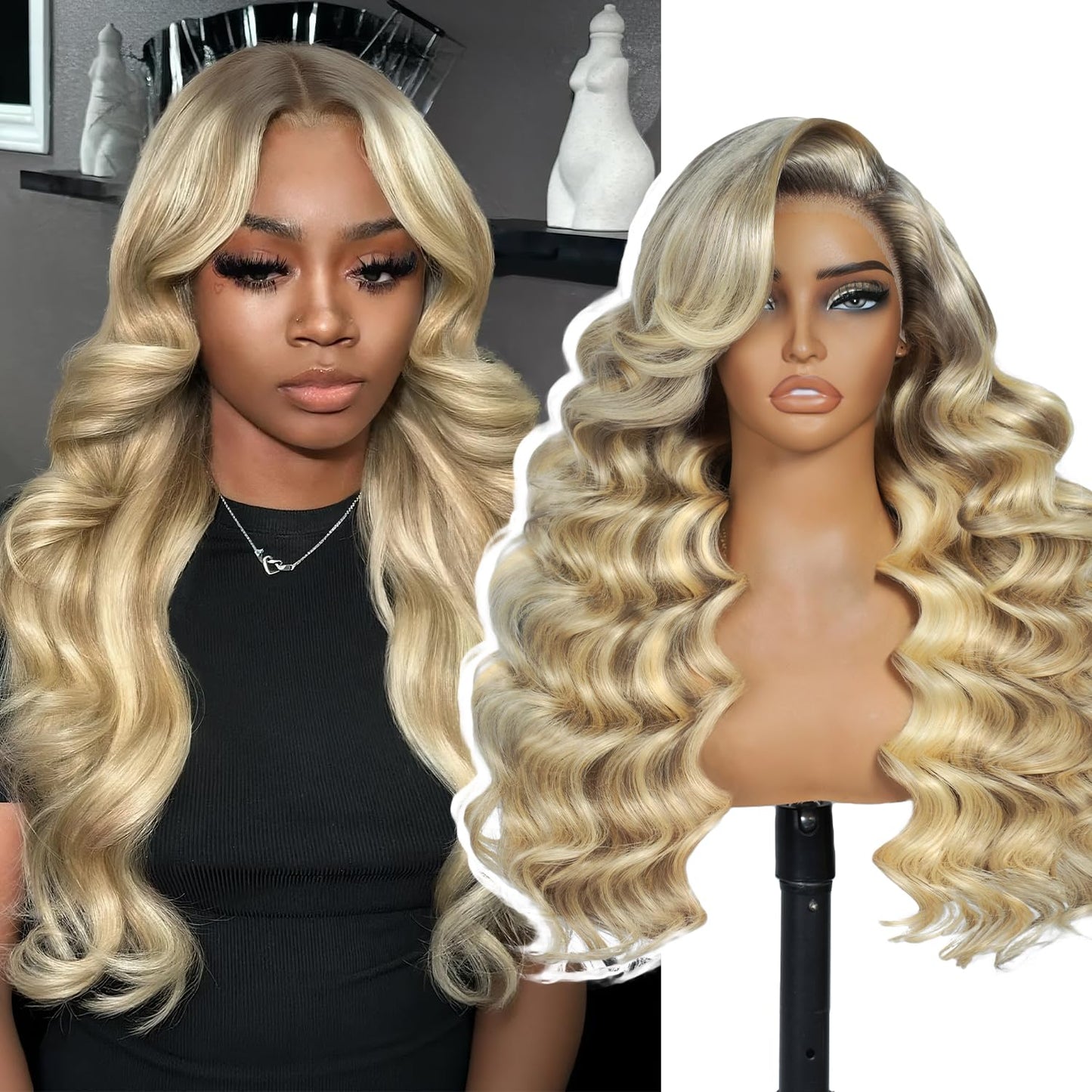 Alididi Ash Blonde Bob Wig Human Hair 13x6 Hd Lace Frontal Short Straight Lace Front Bob Wigs For Women Human Hair Pre Plucked 180% Density 10 Inch